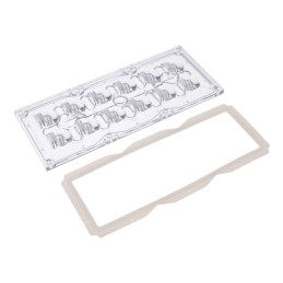 1 pcs : CS17259_STRADA-IP-2X6-T4-B-PC - LENS CLEAR ASYMMETRICAL SCREW