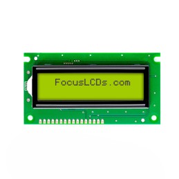 1 pcs : C162B-YTY-LW65 - 16X2 STN YELLOW/GREEN CHARACTER
