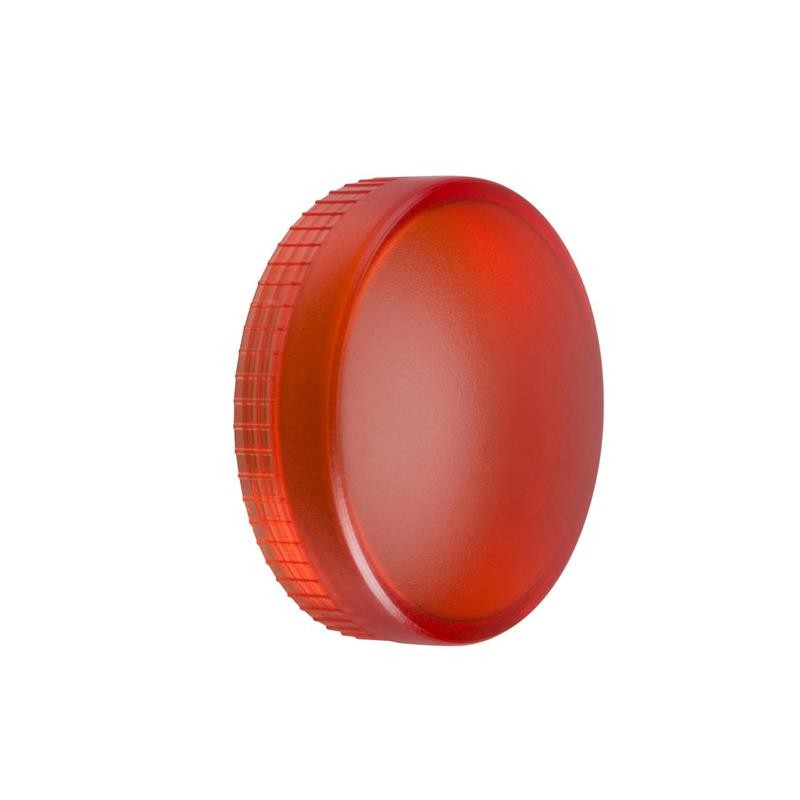 1 pcs : ZBV014 - LENS RED PANEL MOUNT SNAP-IN