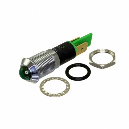 1 pcs : FL1M-12SJ-1-G12V - LED GRN 12MM NUT 12VAC/DC STK