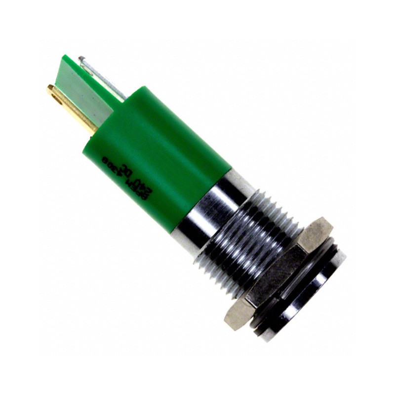 1 pcs : Q14F1CXXG24E - INDICATOR 24V 14MM FLUSH GREEN