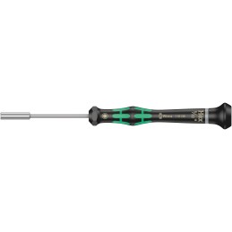 1 pcs - Wera Hexagon Nut Driver, 5/32 in Tip, 60 mm Blade, 157 mm Overall