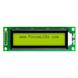 1 pcs : C202A-YTY-LW65 - 20X2 STN YELLOW/GREEN CHARACTER