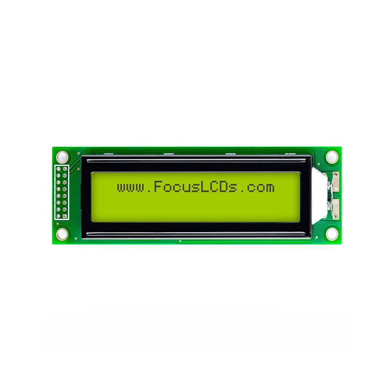1 pcs : C202A-YTY-LW65 - 20X2 STN YELLOW/GREEN CHARACTER