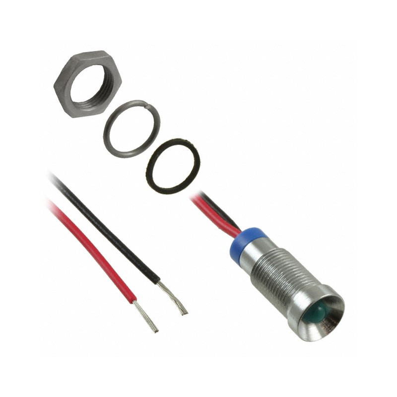 1 pcs : Q6R7CXXB02E - LED PM INDICATOR RECESSED BLUE