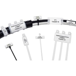 1 pcs - HellermannTyton Helatag 892 White Cable Labels, 28mm Width, 16mm Height, 2500 Qty