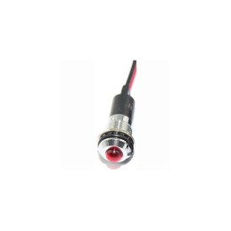 1 pcs : FL1M-12SW-1-R2V - LED RED 12MM NUT 2VAC/DC STK