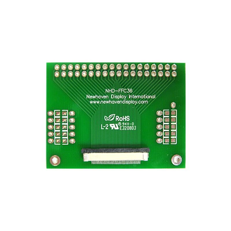 1 pcs : NHD-FFC36 - PCB ADAPTER 36P FFC-THRU-HOLE