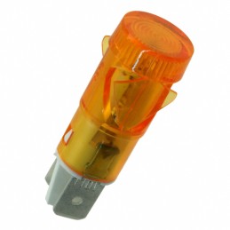 1 pcs : NL2870C2A - LAMP NEON PNL MNT 125V AMBER