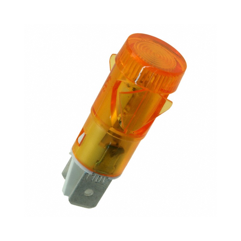 1 pcs : NL2870C2A - LAMP NEON PNL MNT 125V AMBER