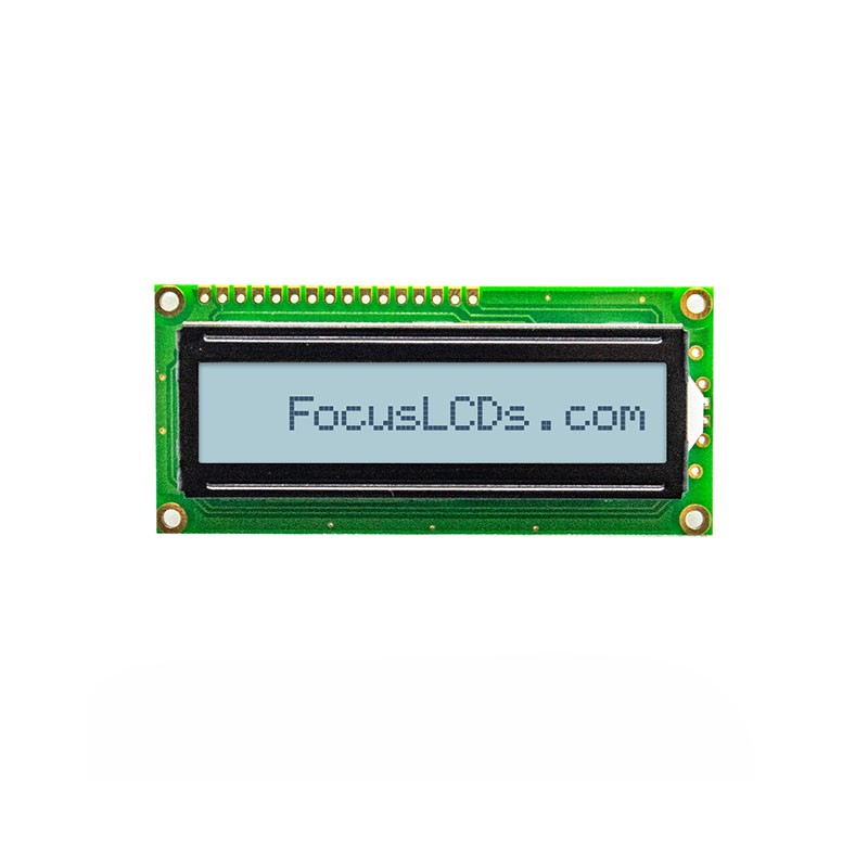 1 pcs : C161A-FTW-LW65 - 16X1 FSTN GRAY CHARACTER LCD