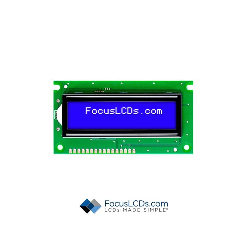 1 pcs : C162B-BW-LW63 - 16X2 STN BLUE CHARACTER LCD