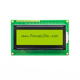 1 pcs : C204A-YTY-LW65 - 20X4 STN YELLOW/GREEN CHARACTER