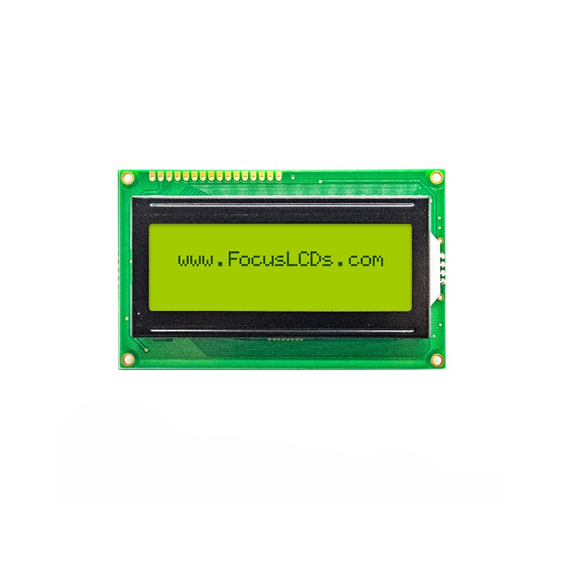 1 pcs : C204A-YTY-LW65 - 20X4 STN YELLOW/GREEN CHARACTER