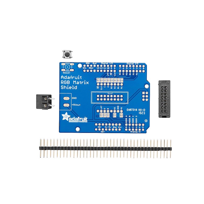 1 pcs : 2601 - RGB MATRIX SHIELD FOR ARDUINO