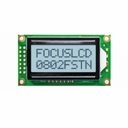 1 pcs : C82B-FTW-LW65 - 8X2 FSTN GRAY CHARACTER LCD