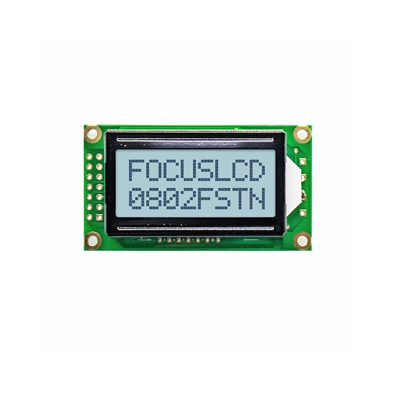 1 pcs : C82B-FTW-LW65 - 8X2 FSTN GRAY CHARACTER LCD