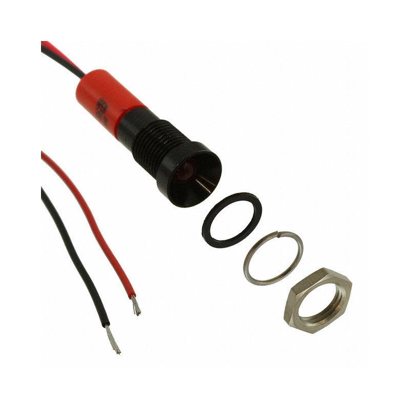 1 pcs : Q8R3BXXHR110E - LED PMI RECESSED 110VAC RED