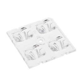 1 pcs : C17827_STRADA-2X2-5050-LN1 - LENS SQUARE CLEAR SCREW