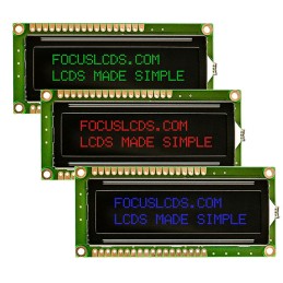 1 pcs : C162ALBFGS16WN55PABS - 16X2 FSTN BLACK CHARACTER LCD
