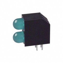 1 pcs : 5520922F - LED CBI 5MM BI-LVL GRN RA PC MNT