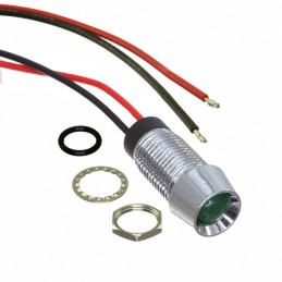 1 pcs : FL1M-8CW-4-G110V - LED GRN 8MM NUT 110VDC STK