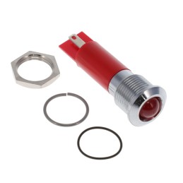 1 pcs : Q12-7P1CXXHR12E - LED INDICATOR 12.7MM PROMINENT H