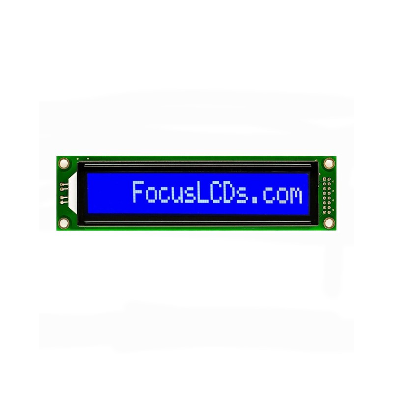 1 pcs : C161C-BW-LW65 - 16X1 STN BLUE CHARACTER LCD
