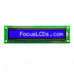 1 pcs : C161B-BW-LW65 - 16X1 STN BLUE CHARACTER LCD