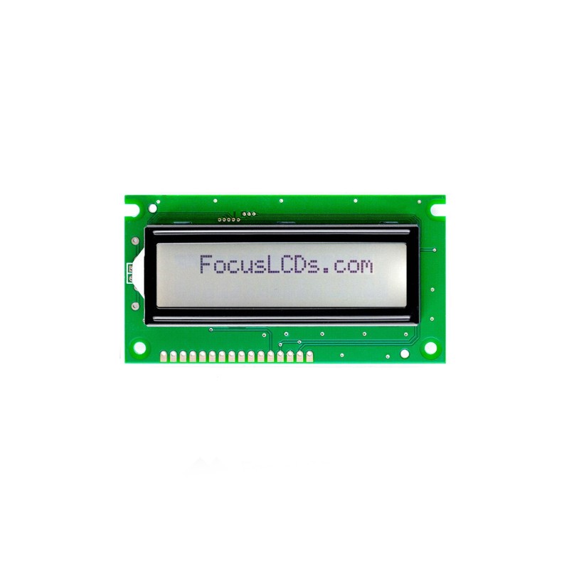 1 pcs : C162B-FTW-LW65 - 16X2 FSTN GRAY CHARACTER LCD