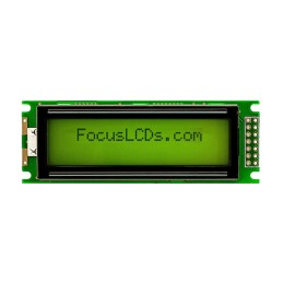 1 pcs : C162FXBSYLY6WT - 16X2 STN YELLOW/GREEN CHARACTER