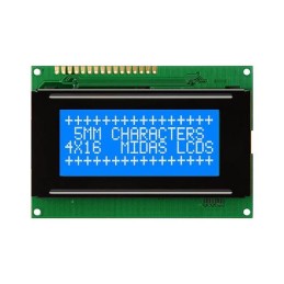 1 pcs : MC41605A6W-BNMLW-V2 - 4x16 character chip-on-board LCD