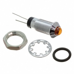 1 pcs : FL1M-8SJ-3-Y24V - LED YEL 8MM NUT 24VAC/DC STK