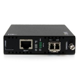 1 pcs - StarTech.com LC, RJ45 Media Converter, Multi Mode, 1000Mbit/s, Full Duplex 550m