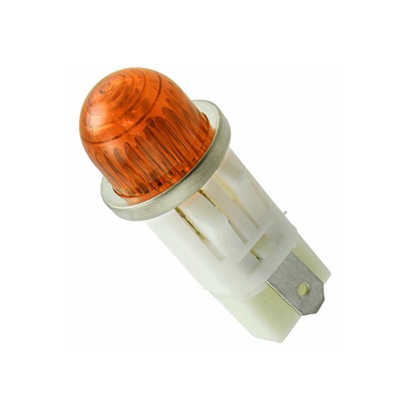 1 pcs : 1051QA3 - INDICATOR NEON AMBER PANEL MNT