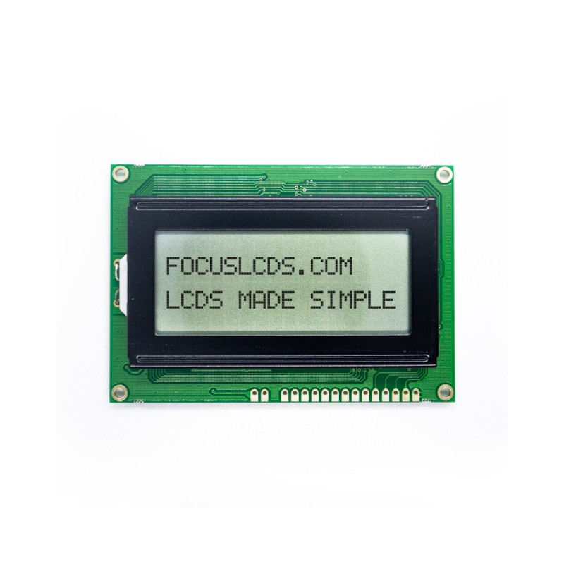 1 pcs : C164A-FTW-XW65 - 16X4 FSTN GRAY CHARACTER LCD