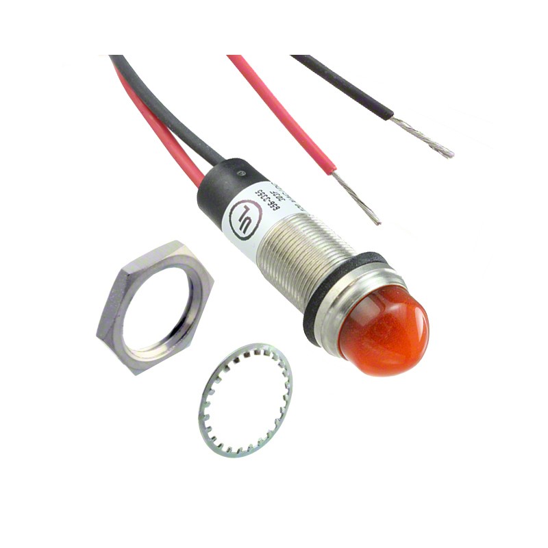 1 pcs : 6563356303F - LED PNL IND ORG 28V IP67/NEMA 4X