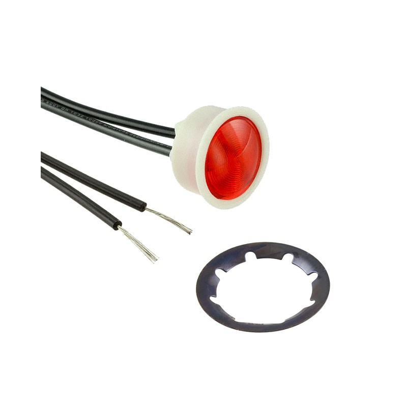 1 pcs : 2620K1 - LAMP NEON RED 120V PC MNT