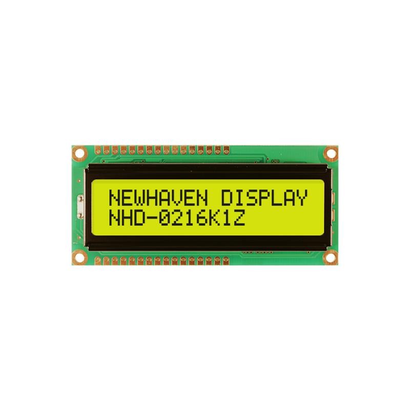 1 pcs : NHD-0216K1Z-FL-GBW - LCD MOD 32DIG 16X2 TRANS YLW/GRN