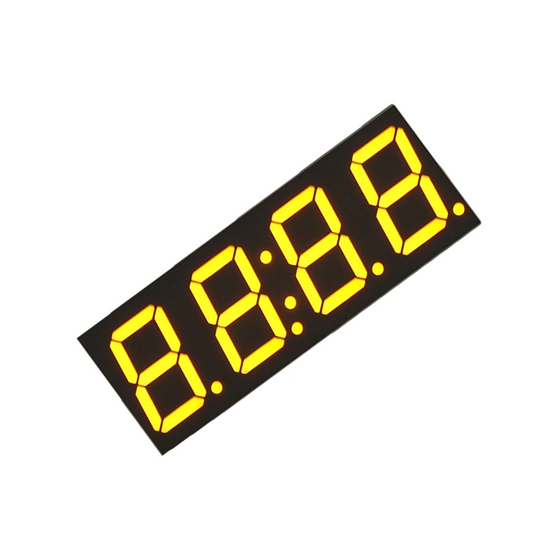 1 pcs : 811 - DISP 7SEG 0.56' QUAD YLW 14DIP