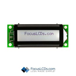 1 pcs : C162E-FTW-LW63 - 16X2 FSTN GRAY CHARACTER LCD