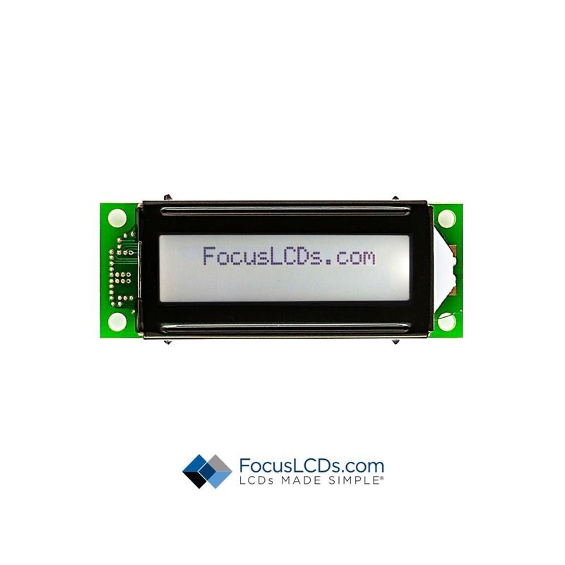 1 pcs : C162E-FTW-LW63 - 16X2 FSTN GRAY CHARACTER LCD