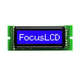 1 pcs : C81C-BW-LW65 - 8X1 STN BLUE CHARACTER LCD