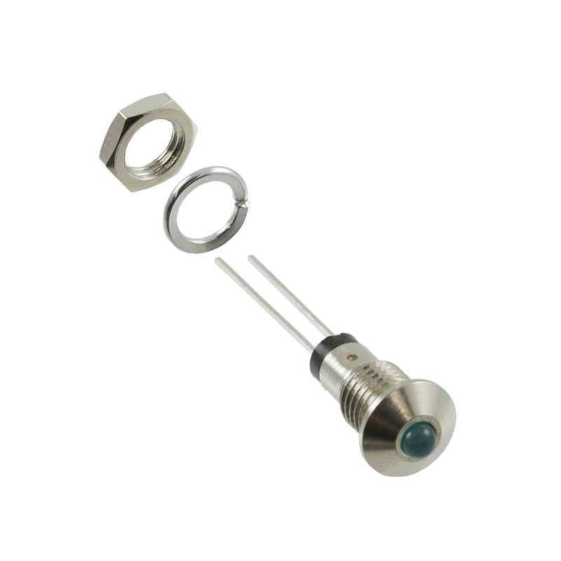 1 pcs : MPC3BWD - PNL MNT W/ WIRE 430NM 10MCD BLUE