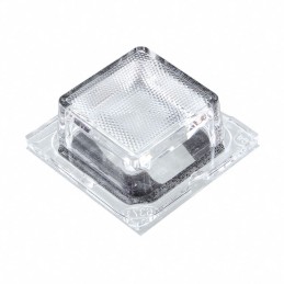 1 pcs : CA16372_HB-SQ-WWW - LENS CLR 75-85DEG WIDE ADHESIVE