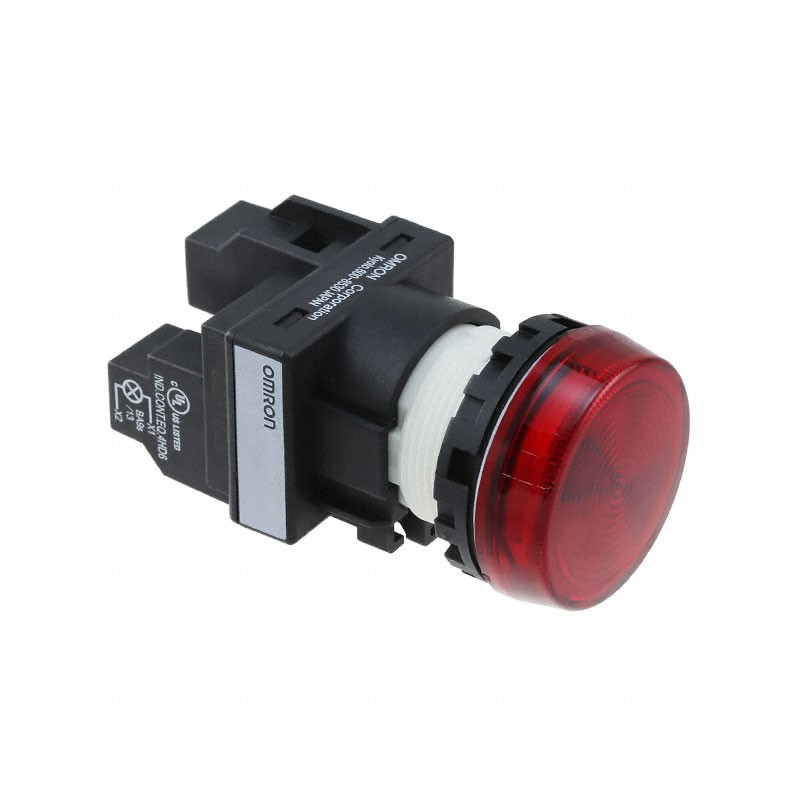 1 pcs : M22N-BN-TRA-RC - LED PANEL INDICATOR RED 24VAC/DC