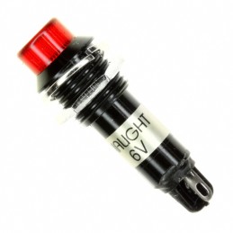 1 pcs : 6123132120F - LED PANEL MNT 12MM RED 6VDC