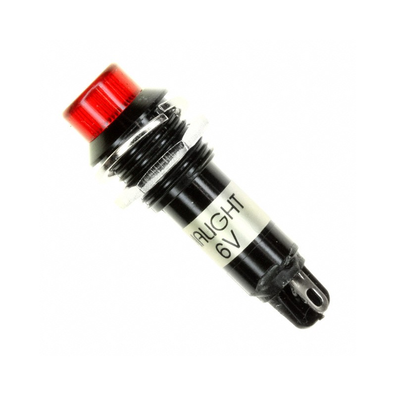 1 pcs : 6123132120F - LED PANEL MNT 12MM RED 6VDC