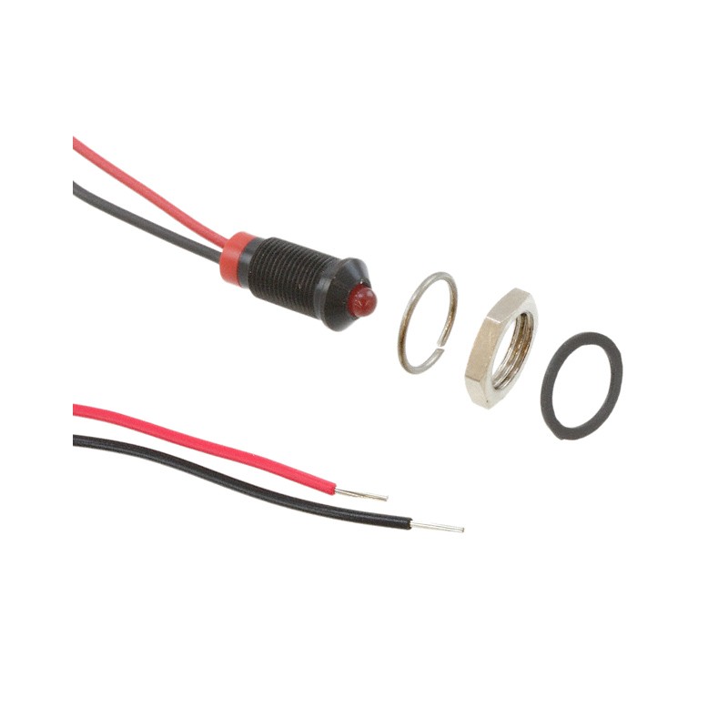 1 pcs : Q6P7BXXR02E - LED PM INDICATOR PROMINENT RED