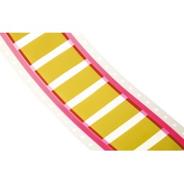 1 Box of 250 - TE Connectivity Yellow Heatshrink Labels, 50mm Width, 250 Qty